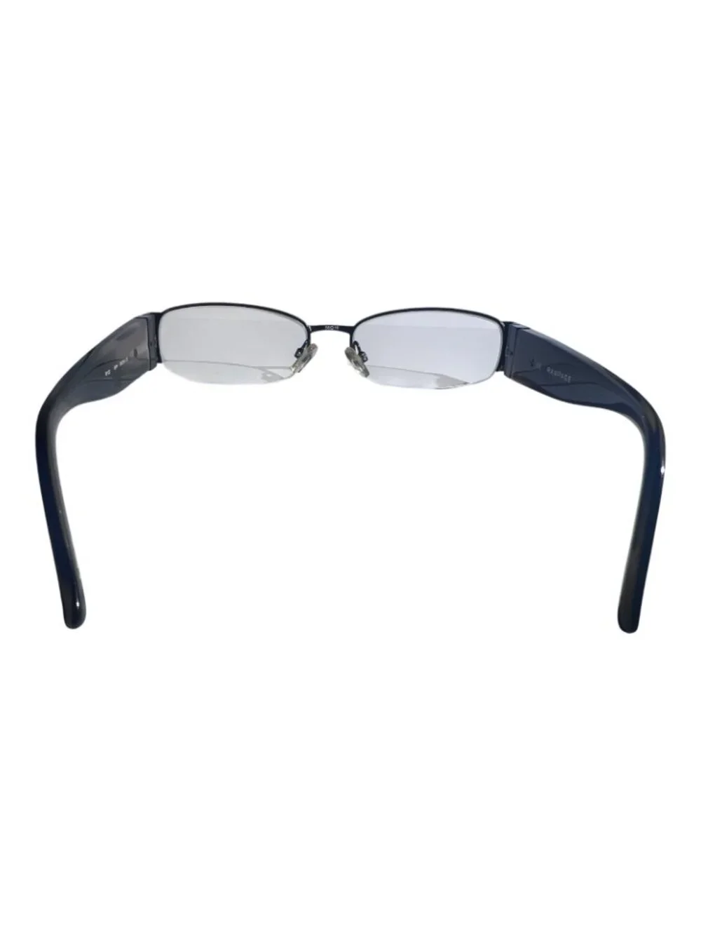 Rampage R132 Brown Semi Rimless Eyeglass Frames Only 50-16-135 Spring Hinge